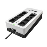 Eaton Power Quality 3S Gen2 FR (3S700F) ups Zwart/wit, 700 VA, 420 W, 4x FR, 4x FR alleen surge, USB‑laadpoorten