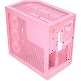 HYTE Y50 RGB Strawberry Milk midi tower behuizing Lichtroze | 2x USB-A | 1x USB-C | RGB | Tempered Glass