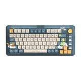 Iqunix ZX75 Sky Encounter Wireless Mechanical Keyboard Blauw, US lay-out (QWERTY), IQUNIX Silent Rose, 75%, RGB leds, Hot-swappable, Double-shot PBT, 2.4GHz | Bluetooth 5.1 | USB-C