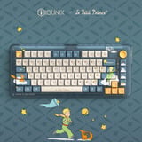 Iqunix ZX75 Sky Encounter Wireless Mechanical Keyboard Blauw, US lay-out (QWERTY), IQUNIX Silent Rose, 75%, RGB leds, Hot-swappable, Double-shot PBT, 2.4GHz | Bluetooth 5.1 | USB-C