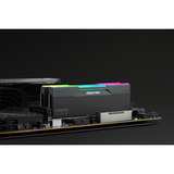 KLEVV 32 GB DDR5-6000 (2x 16 GB) Kit werkgeheugen Zwart, KD5AGU880-60A300G, CRAS V RGB, XMP 3.0, EXPO