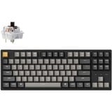 Keychron C1 Pro-M3, toetsenbord Zwart, US lay-out, Keychron K Pro Brown, RGB leds, TKL, Double-shot PBT, hot swap