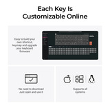 Keychron C2 Pro-M3, toetsenbord Grijs, US lay-out, Keychron Super Brown, RGB leds, OSA Double-Shot PBT, hot swap, 8000 Hz