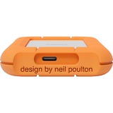 LaCie Rugged Mini 2 TB externe SSD Oranje/zilver, USB-C 3.2 Gen 2x2 (20 Gbit/s)