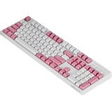 Leopold FC900RBTN/ELPPD, gaming toetsenbord Lichtroze, US lay-out, Cherry MX Brown, Fullsize, PBT Double Shot, Bluetooth 5.1