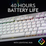 Logitech G915 TKL LIGHTSPEED Wireless RGB Mechanical Gaming Keyboard Wit, US lay-out, GL Tactile, LIGHTSYNC RGB, TKL
