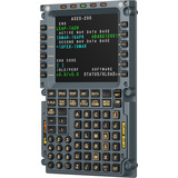 MOZA MA3F Flight Computer Display instrumentenpaneel Zwart