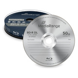 MediaRange BD-R 50 GB blu-ray media 6x, 10 stuks, Retail