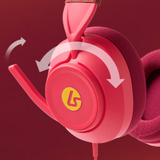 PowerA LucidSound LS10X Gen 2 bedrade gamingheadset voor Xbox Series X|S - Rood vuur over-ear gaming headset Rood/geel, Xbox Series X|S, Xbox One, Pc