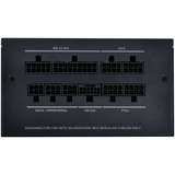 SilverStone , 750 Watt voeding  Zwart