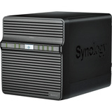 Synology Synology DS423 incl. 4x Synology HAT3300-4T 4 TB harde schijf nas Zwart, 2x RJ-45, 2x USB-A 3.2 (5 Gbit/s)