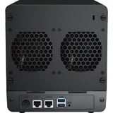 Synology Synology DS423 incl. 4x Synology HAT3300-4T 4 TB harde schijf nas Zwart, 2x RJ-45, 2x USB-A 3.2 (5 Gbit/s)