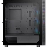 Thermaltake Versa T26 TG ARGB midi tower behuizing Zwart | 2x USB-A | RGB | Window