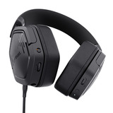 Trust GXT 493 Carus Draadloze headset over-ear gaming headset Zwart, 2.4GHz, Bluetooth, Audio (3.5mm)