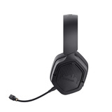 Trust GXT 493 Carus Draadloze headset over-ear gaming headset Zwart, 2.4GHz, Bluetooth, Audio (3.5mm)
