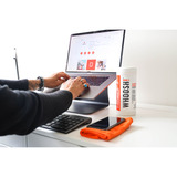 Whoosh! Screen Shine reinigingsdoek Wit/oranje, 70 stuks