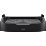 goobay Draadloze snellader voor in de auto 15 watt Zwart, Qi-standaard, antislip