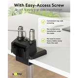 goobay Dual monitorarm Zwart, 17 - 32 inch