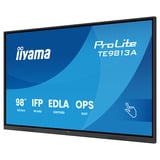 iiyama Prolite TE9813A-B2AG 97.5" 4K Ultra HD Public Display Zwart, HDMI, DisplayPort, Audio, LAN, USB, WiFi-6E, Bluetooth 5.0, Android, Touch