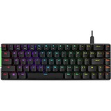 ASUS ROG Falchion Ace RGB mechanisch gaming toetsenbord Zwart, US lay-out (QWERTY), ROG RX Red, 65%, 65%, RGB led, ROG PBT Doubleshot Keycaps