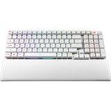 ASUS ROG STRIX SCOPE II 96 RX Wireless, gaming toetsenbord Wit, US lay-out, ROG RX Red, 96%, RGB leds, Hot-swappable, PBT Double-shot, Bluetooth / 2.4GHz / USB 2.0