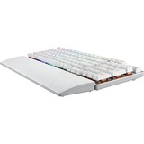 ASUS ROG STRIX SCOPE II 96 RX Wireless, gaming toetsenbord Wit, US lay-out, ROG RX Red, 96%, RGB leds, Hot-swappable, PBT Double-shot, Bluetooth / 2.4GHz / USB 2.0