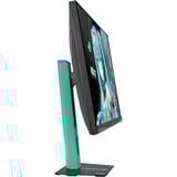 ASUS ROG Strix XG27ACMEG-G Hatsune Miku Edition 27" gaming monitor Zwart/turquoise, 260 Hz, HDMI, DisplayPort, USB-C, AMD Free-Sync