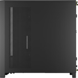 Corsair FRAME 4000D + RX120 MAX Thick Triple Pack bundel midi tower behuizing Zwart | 2x USB-A | 1x USB-C | Tempered Glass