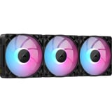 Corsair FRAME 4000D + RX120 MAX Thick Triple Pack bundel midi tower behuizing Zwart | 2x USB-A | 1x USB-C | Tempered Glass