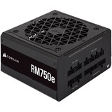 Corsair RM750e 80 Plus Gold Refurbished modulaire 750 watt voeding  Zwart, 1x 12V-2x6, 1x PCIe