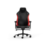 DXRacer CRAFT L Black & Red EPU Leather gamestoel Zwart/rood