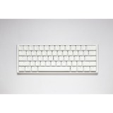 Ducky One 3 Classic Pure White Mini RGB mechanisch toetsenbord Wit, US lay-out (QWERTY), Cherry MX Red, 60%, RGB led, Double-shot PBT, Hot-swappable, QUACK Mechanics