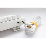 Ducky One 3 Classic Pure White Mini RGB mechanisch toetsenbord Wit, US lay-out (QWERTY), Cherry MX Red, 60%, RGB led, Double-shot PBT, Hot-swappable, QUACK Mechanics