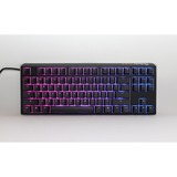 Ducky One 3 Classic TKL, toetsenbord Zwart/wit, US lay-out, Cherry MX Speed Silver, RGB led, Double-shot PBT, Hot-swappable, QUACK Mechanics, 80%