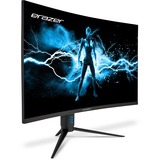 Erazer Spectator X20 MD 22093  32" curved gaming monitor Zwart, 165 Hz, HDMI, DisplayPort