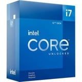 Intel® Core i7-12700KF, 3,6 GHz (5,0 GHz Turbo Boost) socket 1700 processor "Alder Lake", Unlocked, Boxed