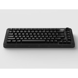 Iqunix ZX75 Dark Side Wireless Mechanical Keyboard Zwart, US lay-out (QWERTY), Gateron Red, 75%, RGB leds, Hot-swappable, Double-shot PBT, 2.4GHz | Bluetooth 5.1 | USB-C