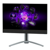 LORGAR Pro 27MP1 27" 4K UHD gaming monitor Grijs/zwart, HDMI, DisplayPort, USB-C, Audio, 160 Hz