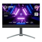 LORGAR Pro 27MP1 27" 4K Ultra HD gaming monitor Grijs/zwart, 1x DisplayPort, 2x HDMI, 1x USB-C, 2x USB-A, 160 Hz, HDMI, DisplayPort, USB-C, Audio, 160 Hz