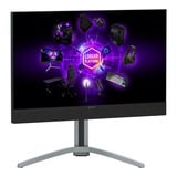 LORGAR Pro 27MP1 27" 4K Ultra HD gaming monitor Grijs/zwart, 1x DisplayPort, 2x HDMI, 1x USB-C, 2x USB-A, 160 Hz, HDMI, DisplayPort, USB-C, Audio, 160 Hz