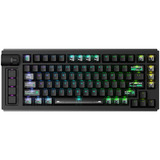 Lemokey L1 HE RGB mechanisch gaming toetsenbord Zwart, US lay-out (QWERTY), Gateron Double-Rail Magnetic Nebula, 100%, RGB, Double-shot PBT, hot swap, knob