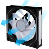 Lian Li UNI FAN SL-INFINITY 120 Reverse RGB case fans Zwart, 3 stuks, 120 x 122 x 25 mm, PWM