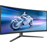 Philips Evnia Curved QD OLED 34" UltraWide gaming monitor Donkergrijs, 2x HDMI, 1x DisplayPort, 175 Hz