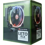 RAIJINTEK LETO RGB CPU-koeler Zwart, 4-pins PMW fan-connector