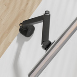 SilverStone ARM15B monitorarm Zwart