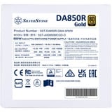 SilverStone SST-DA850R-GMA-WWW modulaire 850 watt voeding  Wit, 4x PCIe
