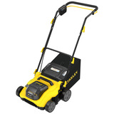 Stanley Borstelloze 2x18V V20 verticuteerder 38cm Zwart/geel, Accu en oplader niet inbegrepen
