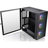 Thermaltake Divider H570 TG ARGB midi tower behuizing Zwart | 2x USB-A | Window