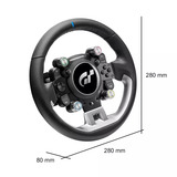 Thrustmaster T598 Servo Base + GT Wheel add-on + Raceline Pedals III LC stuur Zwart, Basis, stuur en pedalen