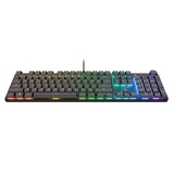 Trust GXT 866 Torix Hoogwaardig mechanisch gaming-toetsenbord, gaming toetsenbord Zwart, US lay-out, Huano Red, RGB